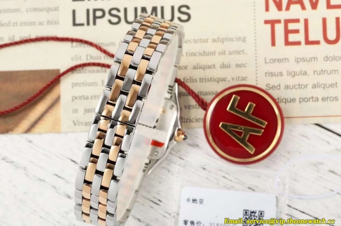 AF RG Panthere De 22mm Quartz Secrete SS Dial Brown Ladies 0510
